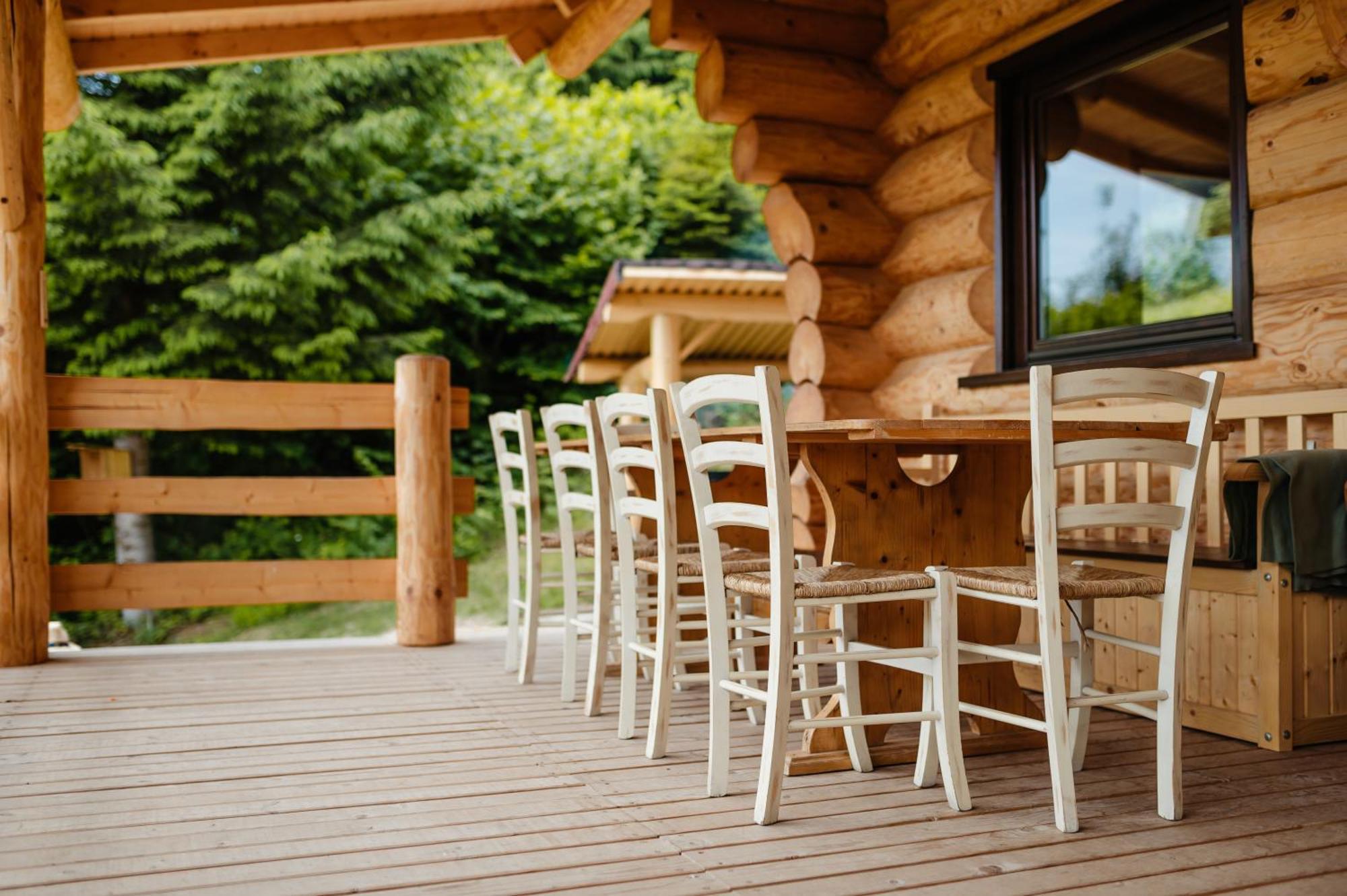 Log Cabin Piricske Ciceu Eksteriør bilde